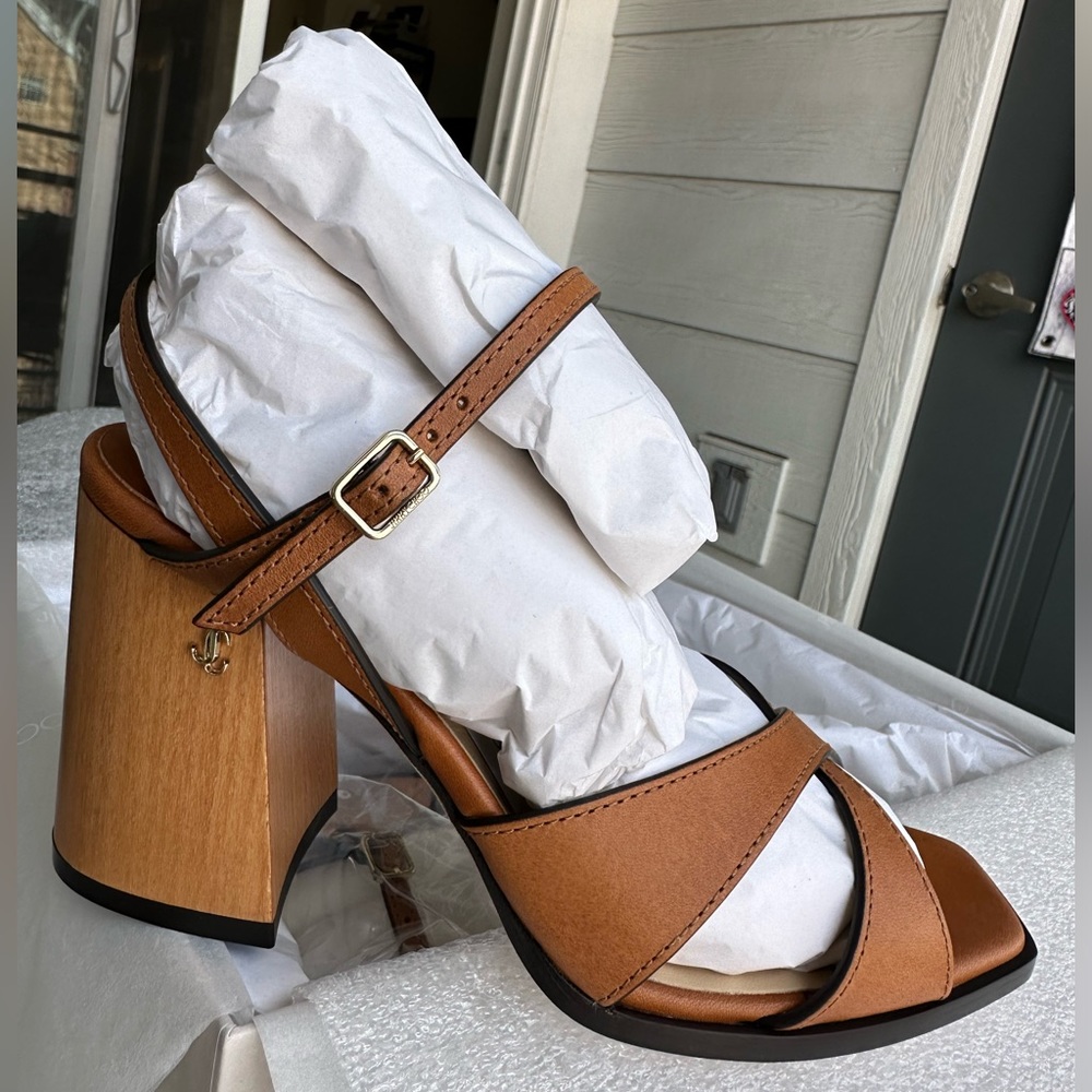 Jimmy Choo Tan Wedges